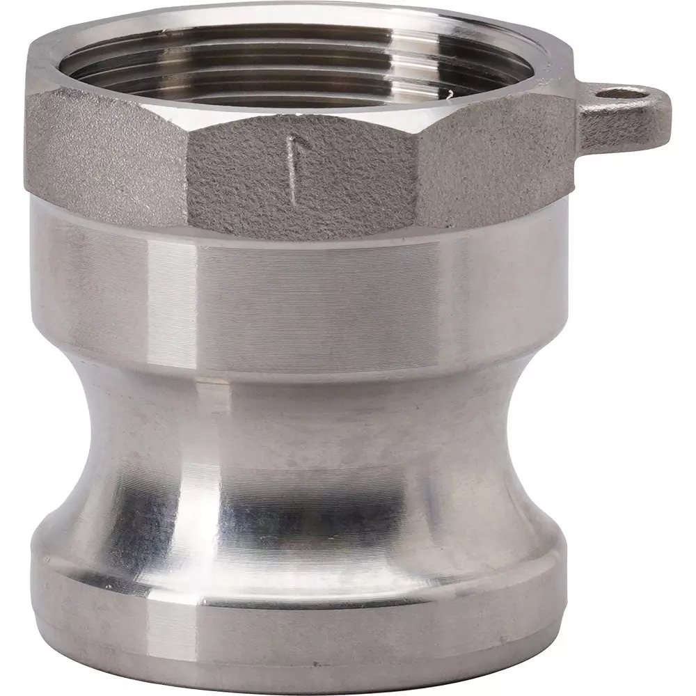 MonotaRO Lever Coupling Adapter Female Thread Stainless Steel 1-1/4 inch Thread 32 mm Nominal Dia., 12286638