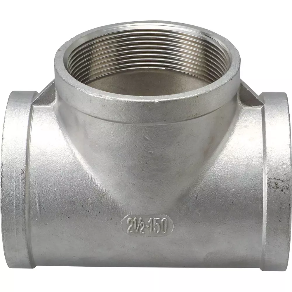 MonotaRO Threaded Tee Stainless Steel 1 Mpa PT Screw 65 mm, 19564379