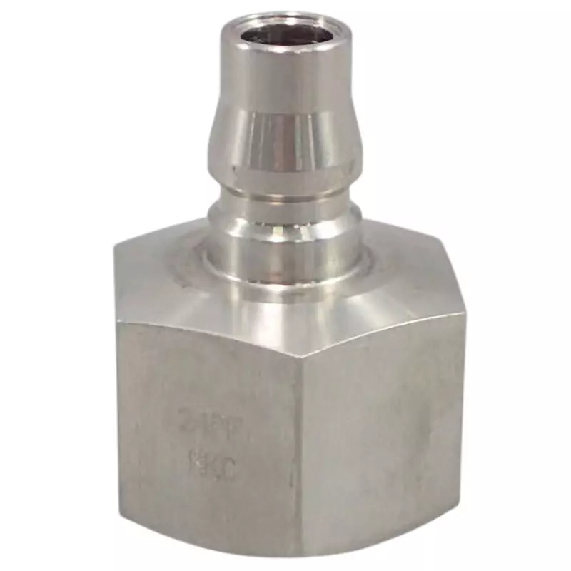 MonotaRO Sus Plug Coupler (for External Threaded) SUS304 1.5 Mpa, NL-24PF-SUS