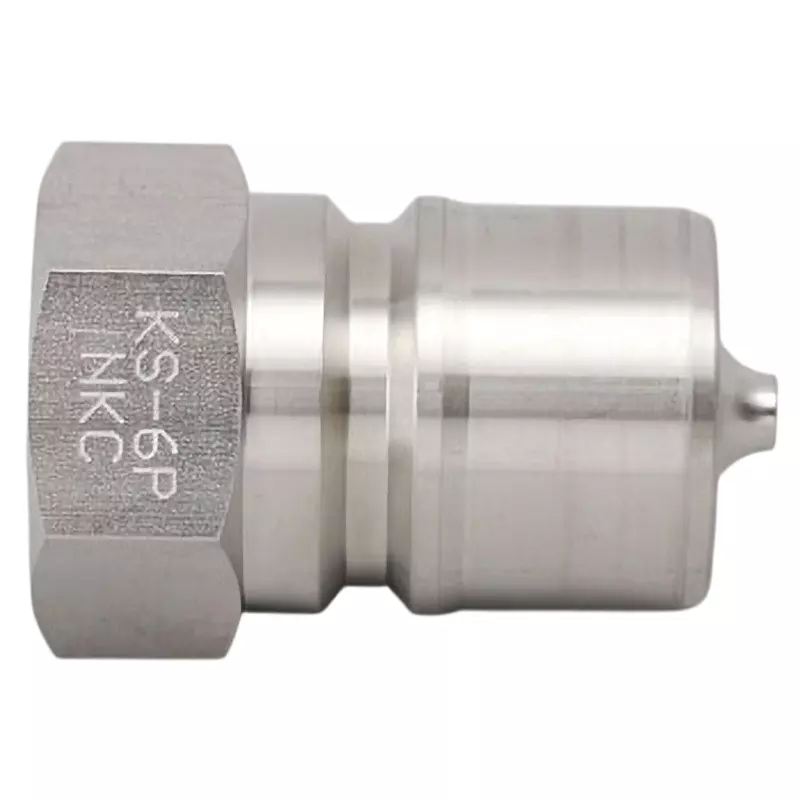MonotaRO Sus Valve Type Medium Pressure Plug Coupler SUS304 4.5 Mpa, KS-6P-SUS