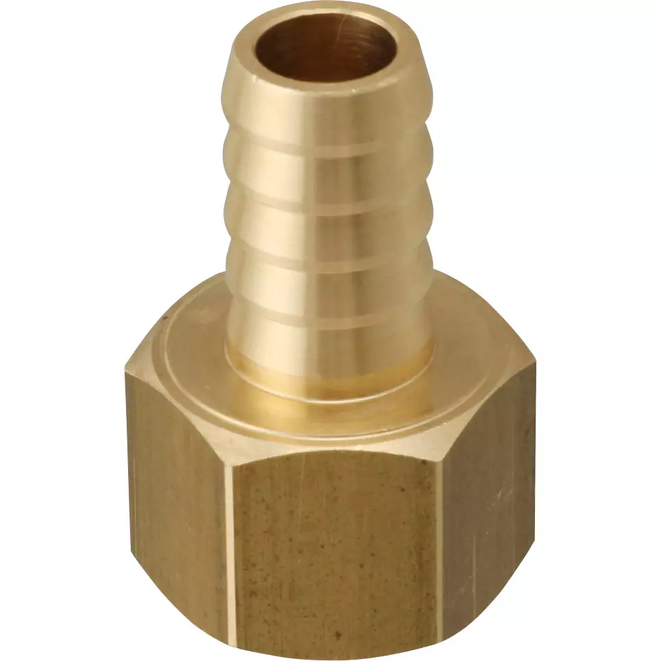 MonotaRO Inner Screw Hose Nipple Brass hose nipple 6.89 Mpa 12 mm Stem Diameter, 33668119