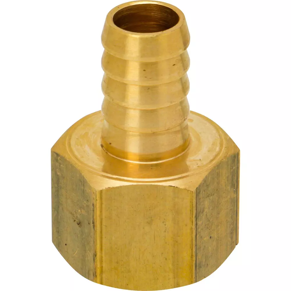 MonotaRO Inner Screw Hose Nipple Brass hose nipple 6.89 Mpa 12.7 mm Stem Diameter, 33668189