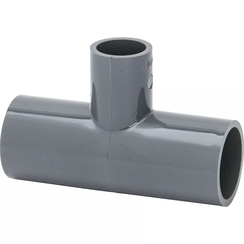 MonotaRO TS Reducing Tee Rigid Polyvinyl Chloride 30x20 mm Nominal Diameter, 39536517
