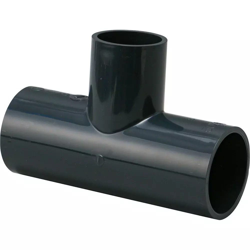 MonotaRO Reducing Tee HI Impact Resistant Rigid Polyvinyl Chloride Different diameter cheese 50x40 mm Inner Diameter, 42218838