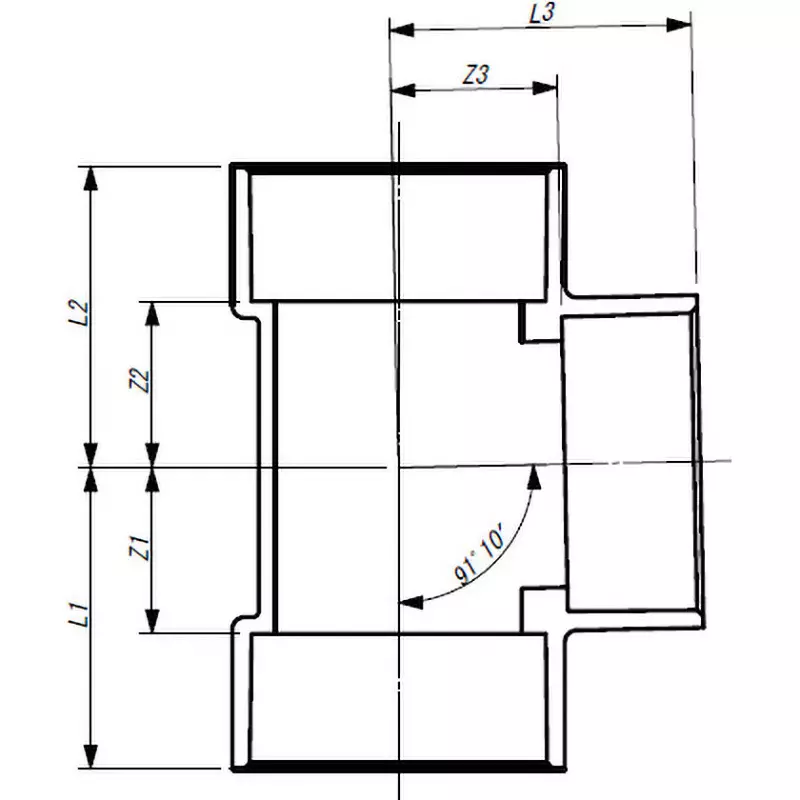monotaro-dv90-tee-rigid-polyvinyl-chloride-40-mm-nominal-diameter-39440057