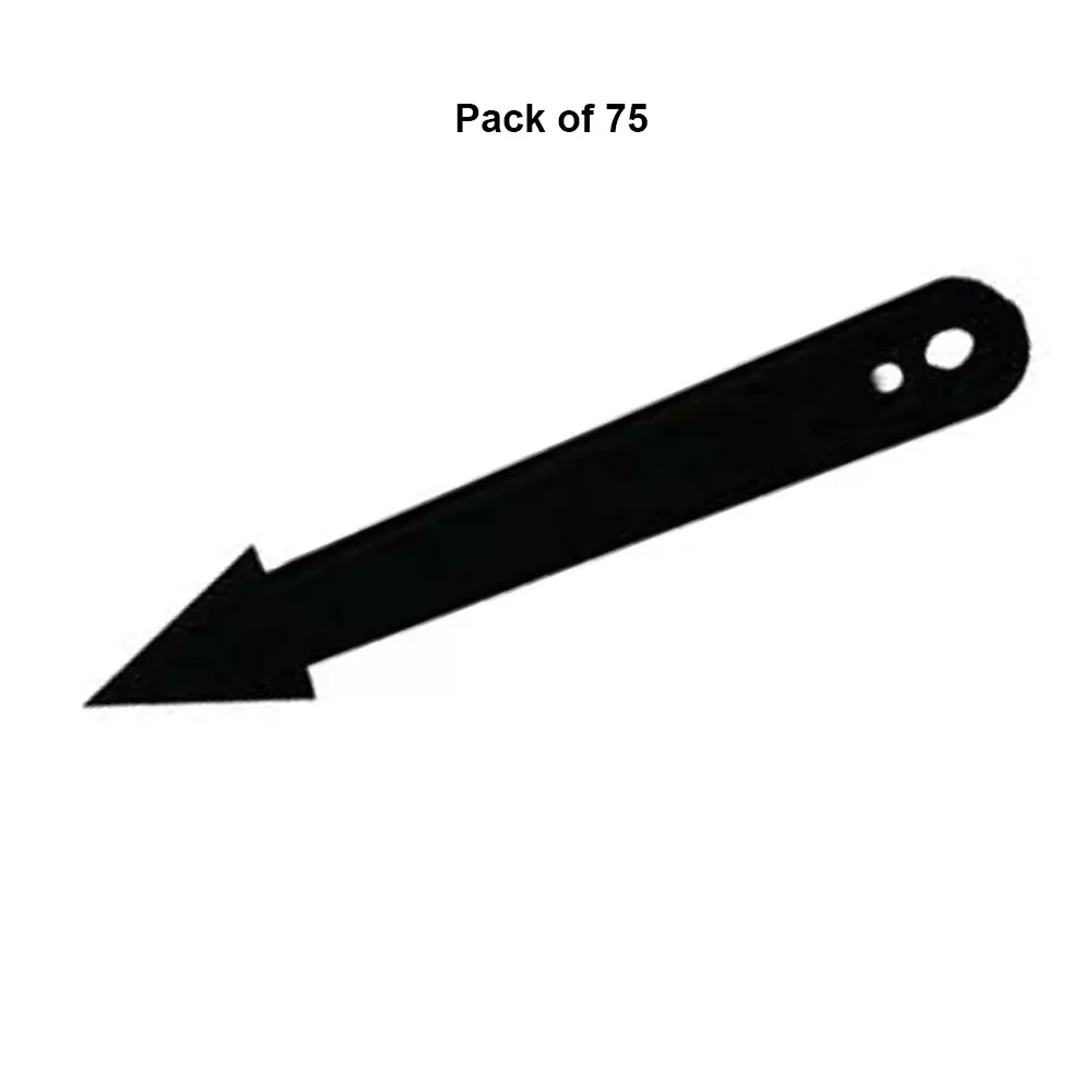 kamal-agrotech-11-cm-plastic-black-arrow-stakes-for-garden-pipe-support-pack-of-75
