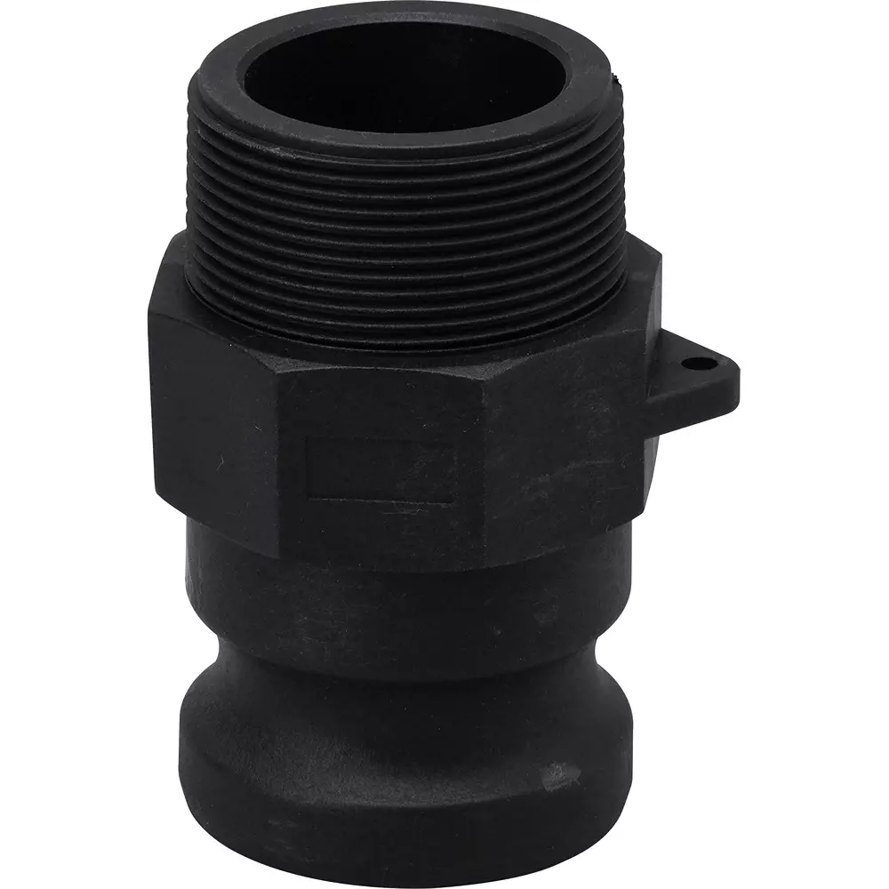 MonotaRO Lever Coupling Adapter Male Thread PP 2 inch Thread 50 mm Nominal Dia., 12286130