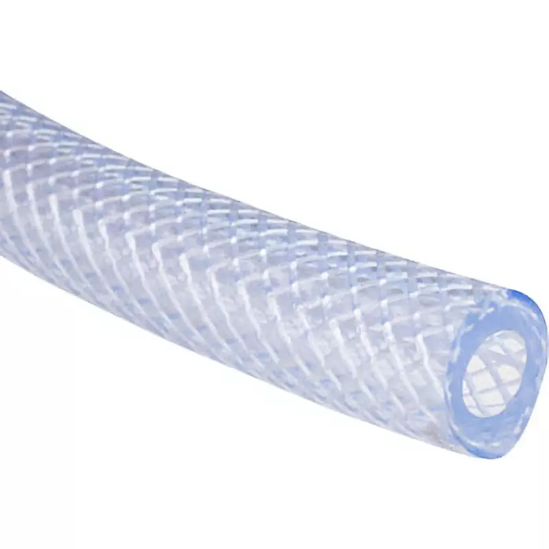 MonotaRO Braided Hose PVC Transparent Pressure Resistance / Flexibility 12x18 mm Dia. 100 m Length, 12x18x100m