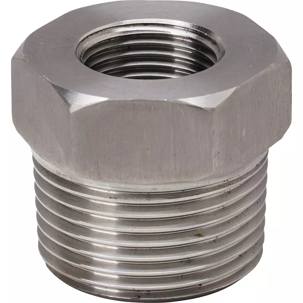 MonotaRO Screw-In Bushing Stainless Steel 1 Mpa 20x10 mm Nominal Dia., 24789767