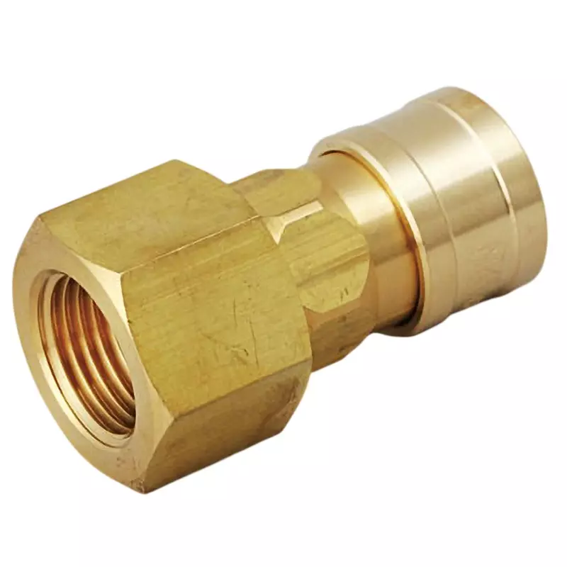 MonotaRO Brass Socket Coupler (for Male Screw Mounting) 1 Mpa Max. Operating Pressure, NL-24SF-BSBM
