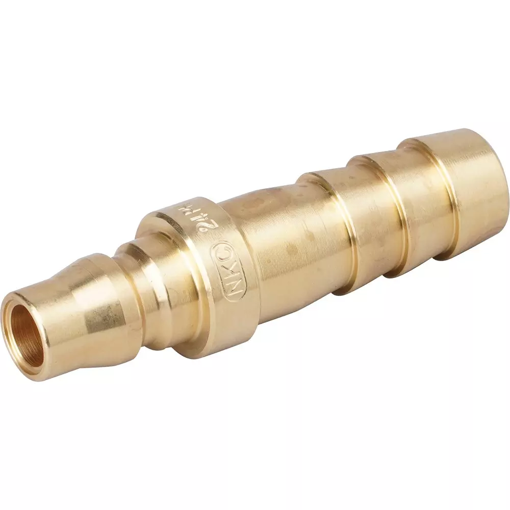 MonotaRO Brass Plug Coupler (for Hose Connection) 1 Mpa Max. Operating Pressure, NL-24PH-BSBM