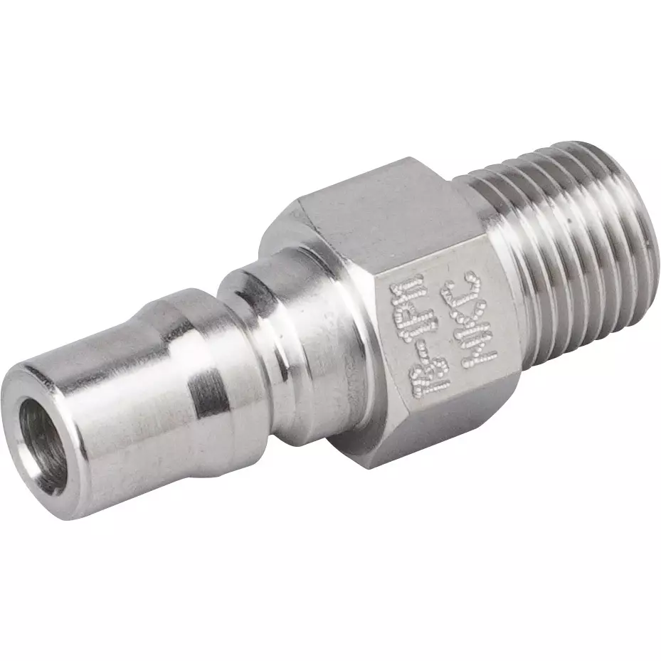 MonotaRO Valveless Medium Pressure Plug Coupler, Stainless Steel (for Internal Threaded) 7.5 Mpa, TS-1PM-SUS