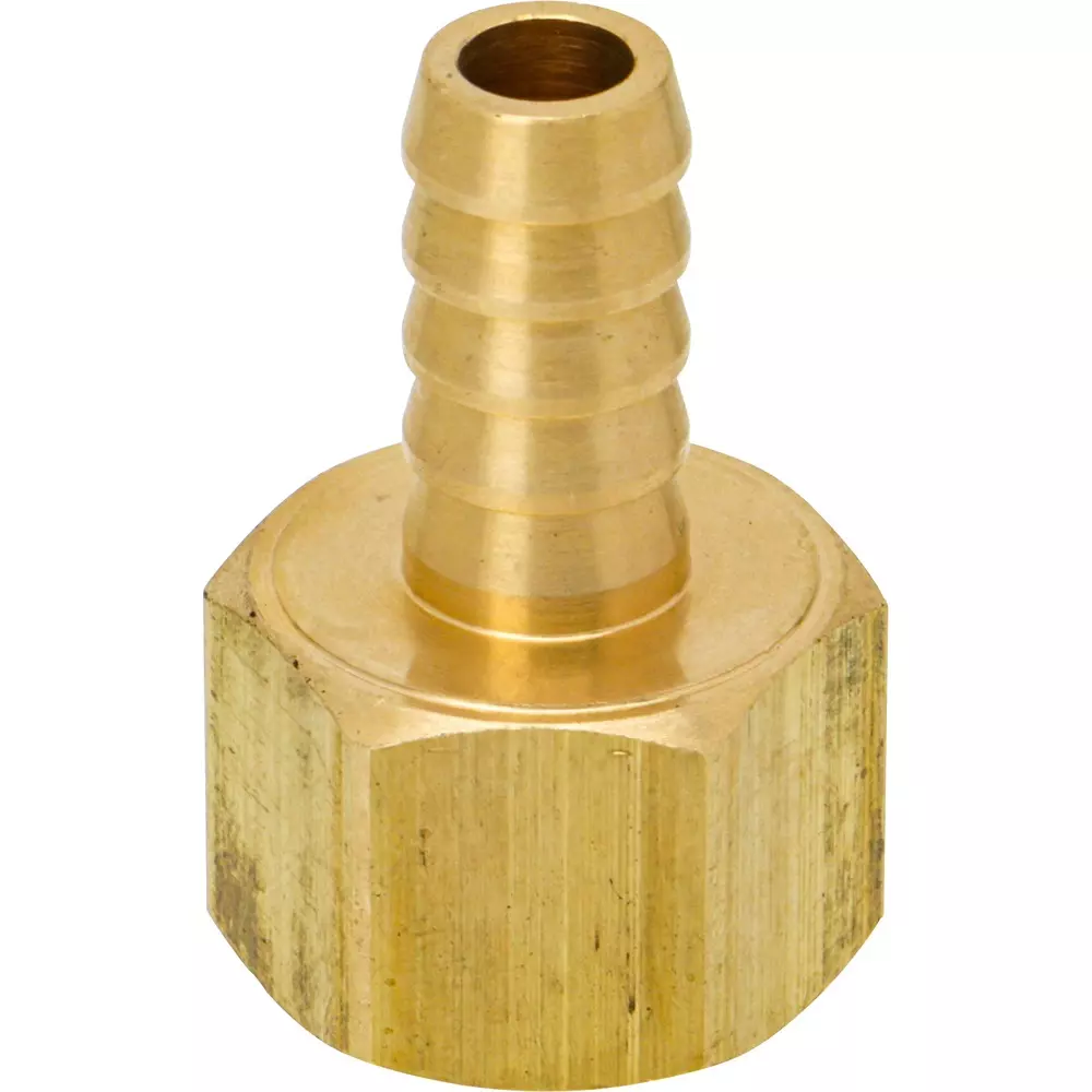 MonotaRO Inner Screw Hose Nipple Brass hose nipple 6.89 Mpa 10 mm Stem Diameter, 33668094