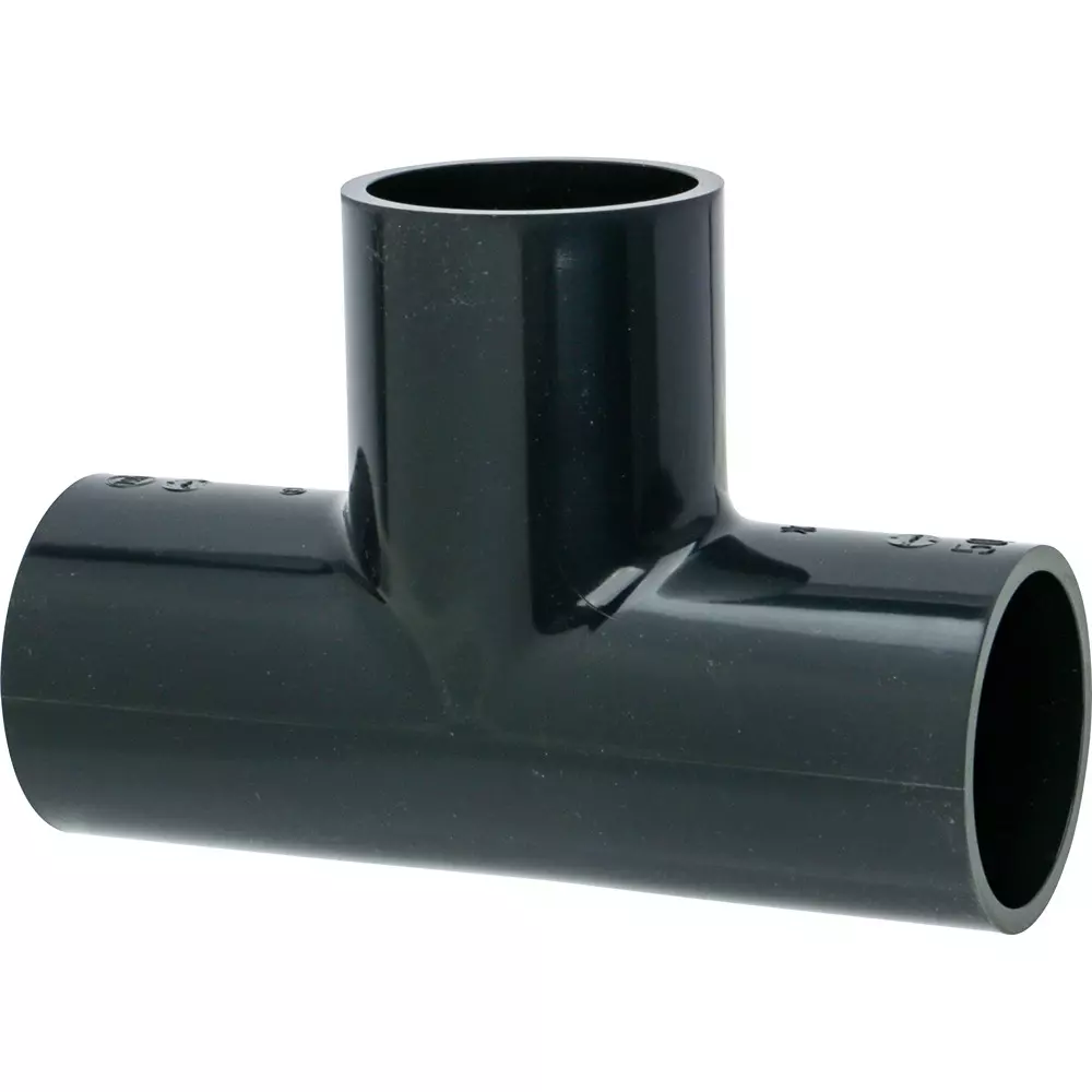MonotaRO HI Tee Impact Resistant Rigid Polyvinyl Chloride Tee 50 mm Inner Diameter, 39446479