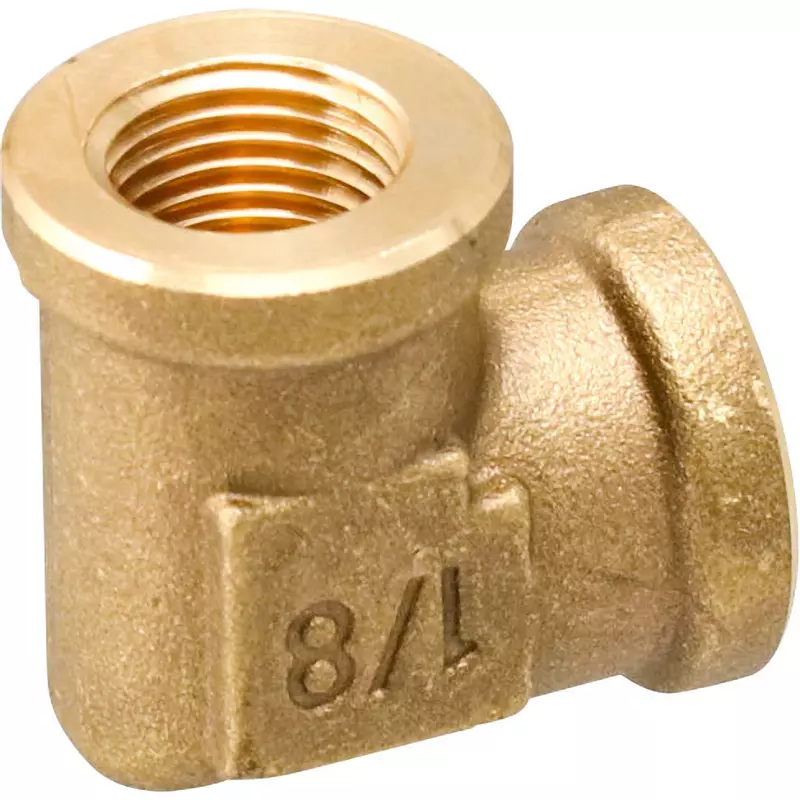 MonotaRO Inner Thread Elbow Made of Brass 6.9 Mpa Max. Operating Pressure, 46758189