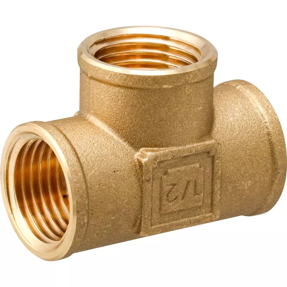 MonotaRO Brass Inner Screw Tees with Maximum Operating Pressure Mpa 6.9, 46758243