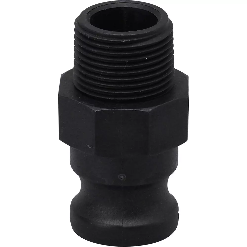 MonotaRO Lever Coupling Adapter Male Thread PP 1 inch Thread 25 mm Nominal Dia., 12286096
