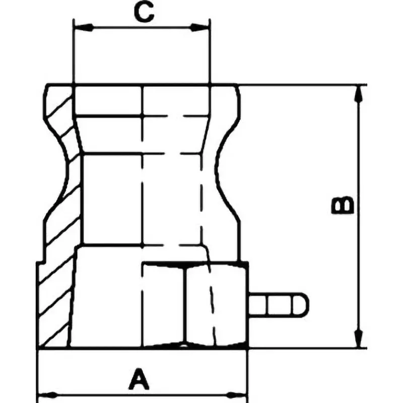 monotaro-coupler-lever-type-adapter-female-thread-aluminum-20-mm-nominal-diameter-20
