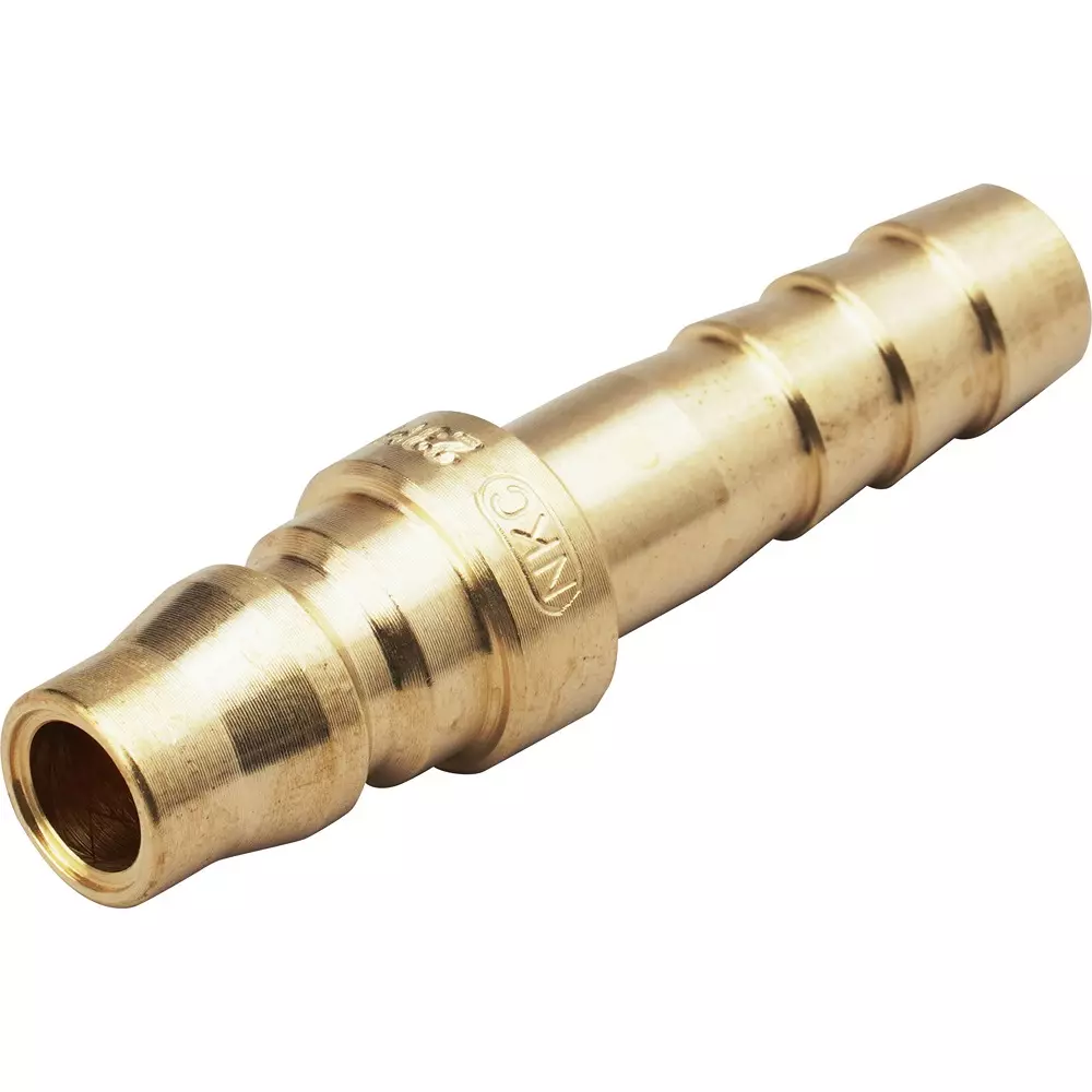 MonotaRO Brass Plug Coupler (for Hose Connection) 1 Mpa Max. Operating Pressure, NL-23PH-BSBM