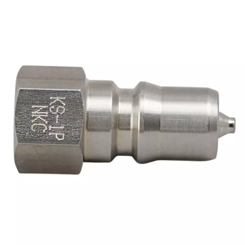 MonotaRO Sus Valve Type Medium Pressure Plug Coupler SUS304 7.5 Mpa, KS-1P-SUS