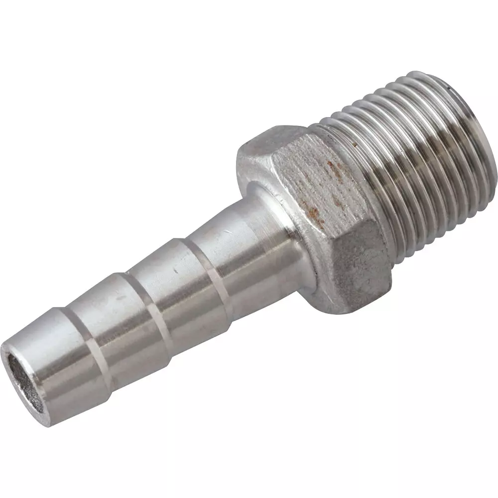 MonotaRO Threaded Hose Nipple Stainless Steel 1 Mpa PT Screw 10 mm, 37604104
