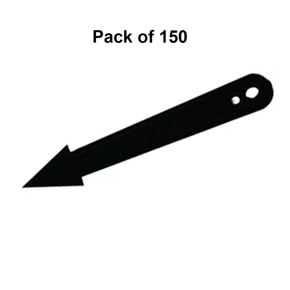 kamal-agrotech-11-cm-plastic-black-arrow-stakes-for-garden-pipe-support-pack-of-150