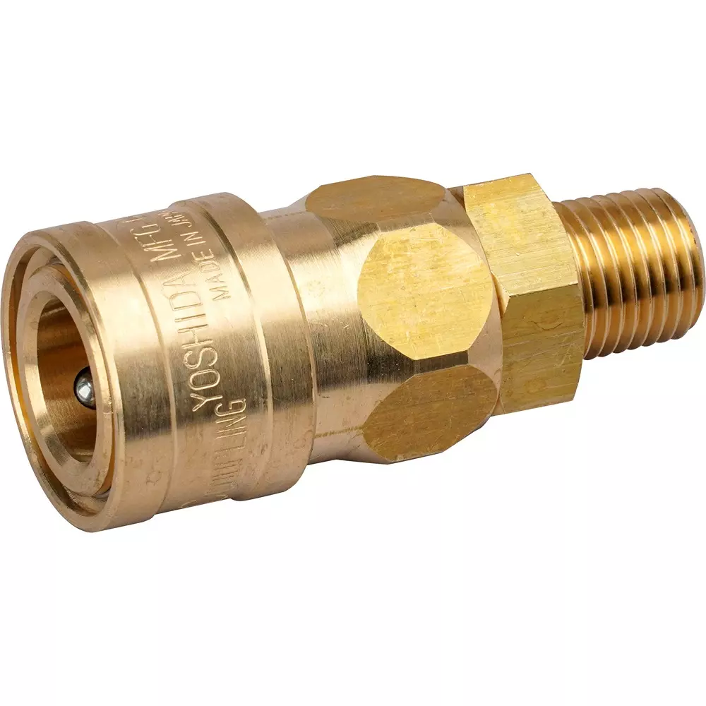 MonotaRO Brass Socket Coupler (for Internal Threaded) 1 Mpa Max. Operating Pressure, NL-22SM-BSBM