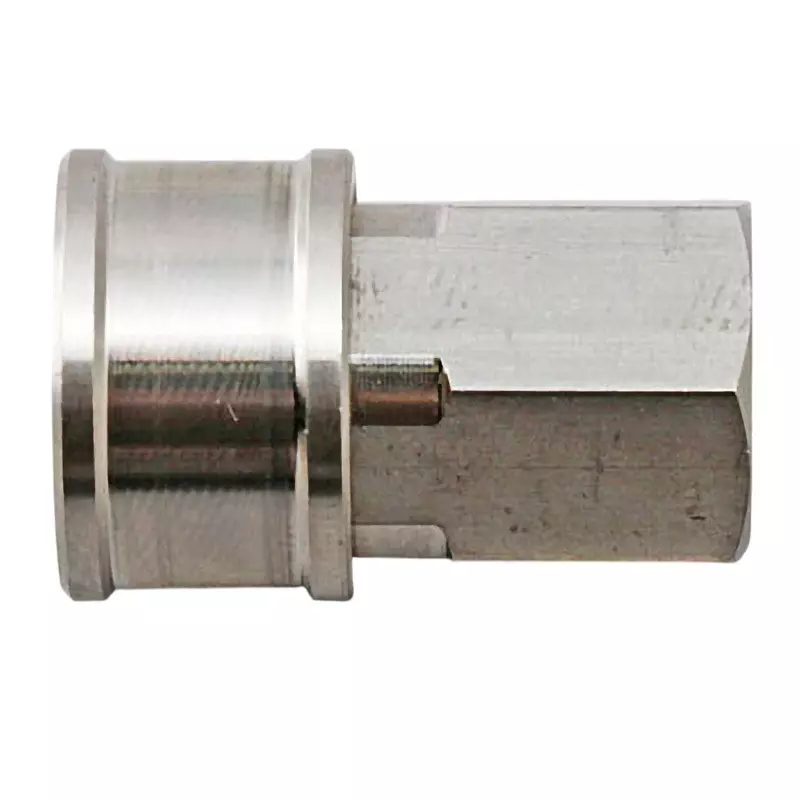 MonotaRO Valveless Socket Coupler for Medium Pressure, Stainless Steel (for Male Screw Mounting) 7.5 Mpa, TS-1SF-SUS