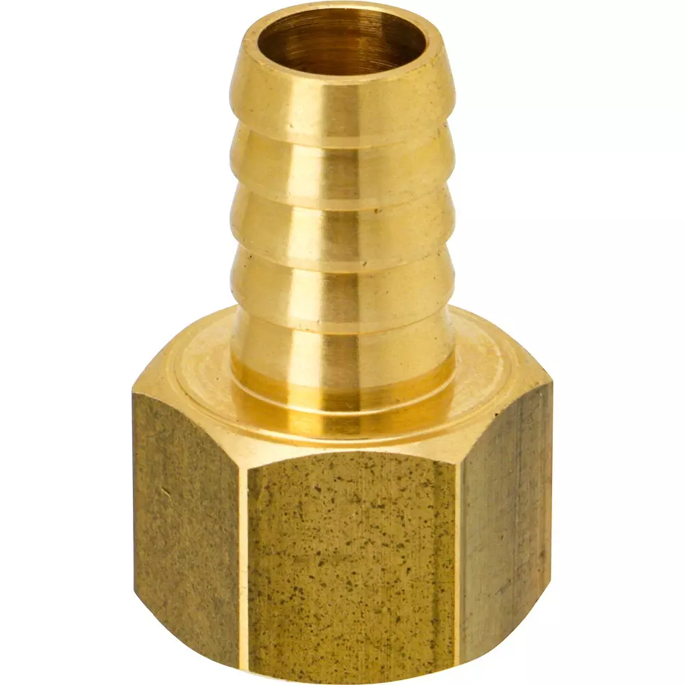 MonotaRO Inner Screw Hose Nipple Brass hose nipple 6.89 Mpa 12.7 mm Stem Diameter, 33668128