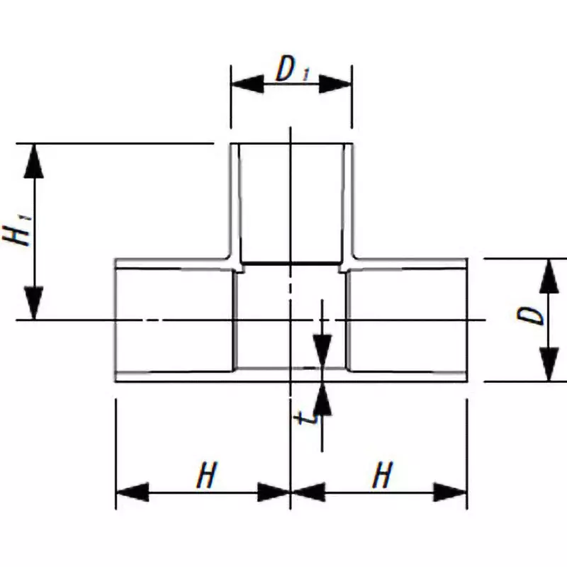 monotaro-ts-reducing-tee-rigid-polyvinyl-chloride-50x16-mm-nominal-diameter-39536587