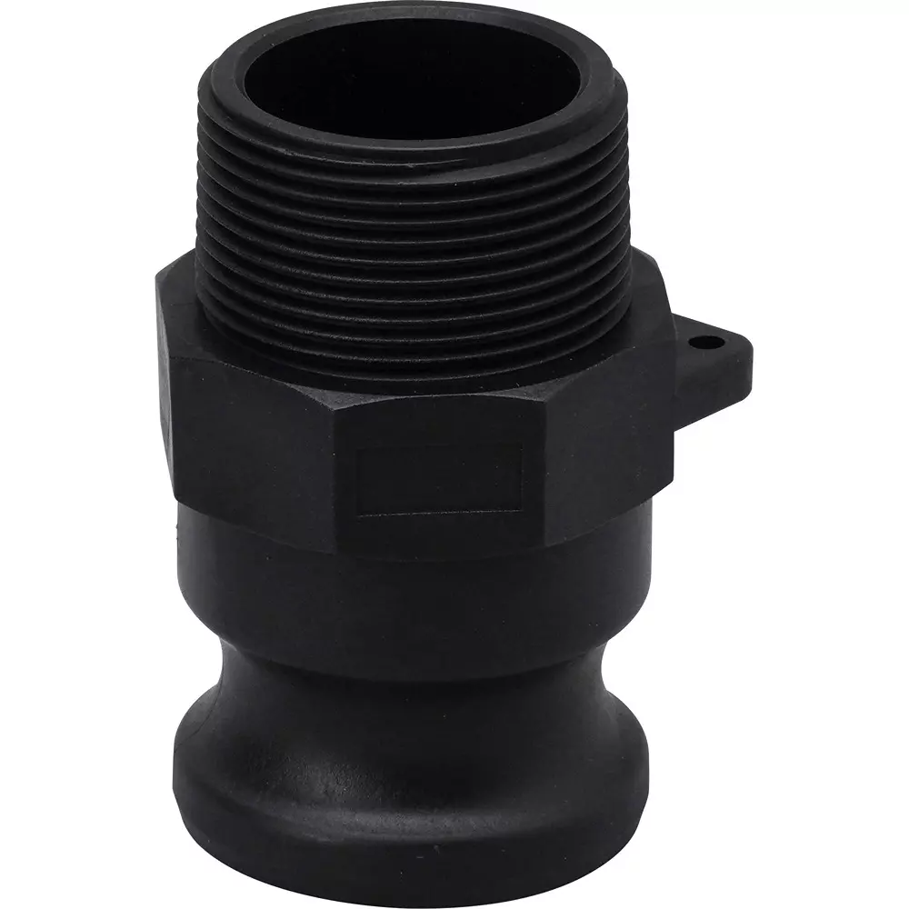 MonotaRO Lever Coupling Adapter Male Thread PP 1-1/2 inch Thread 40 mm Nominal Dia., 12286114