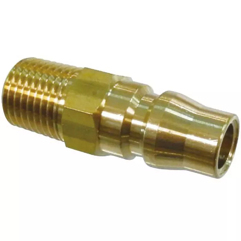 MonotaRO Brass Plug Coupler (for Female Thread Mounting) 1 Mpa Max. Operating Pressure, NL-22PM-BSBM
