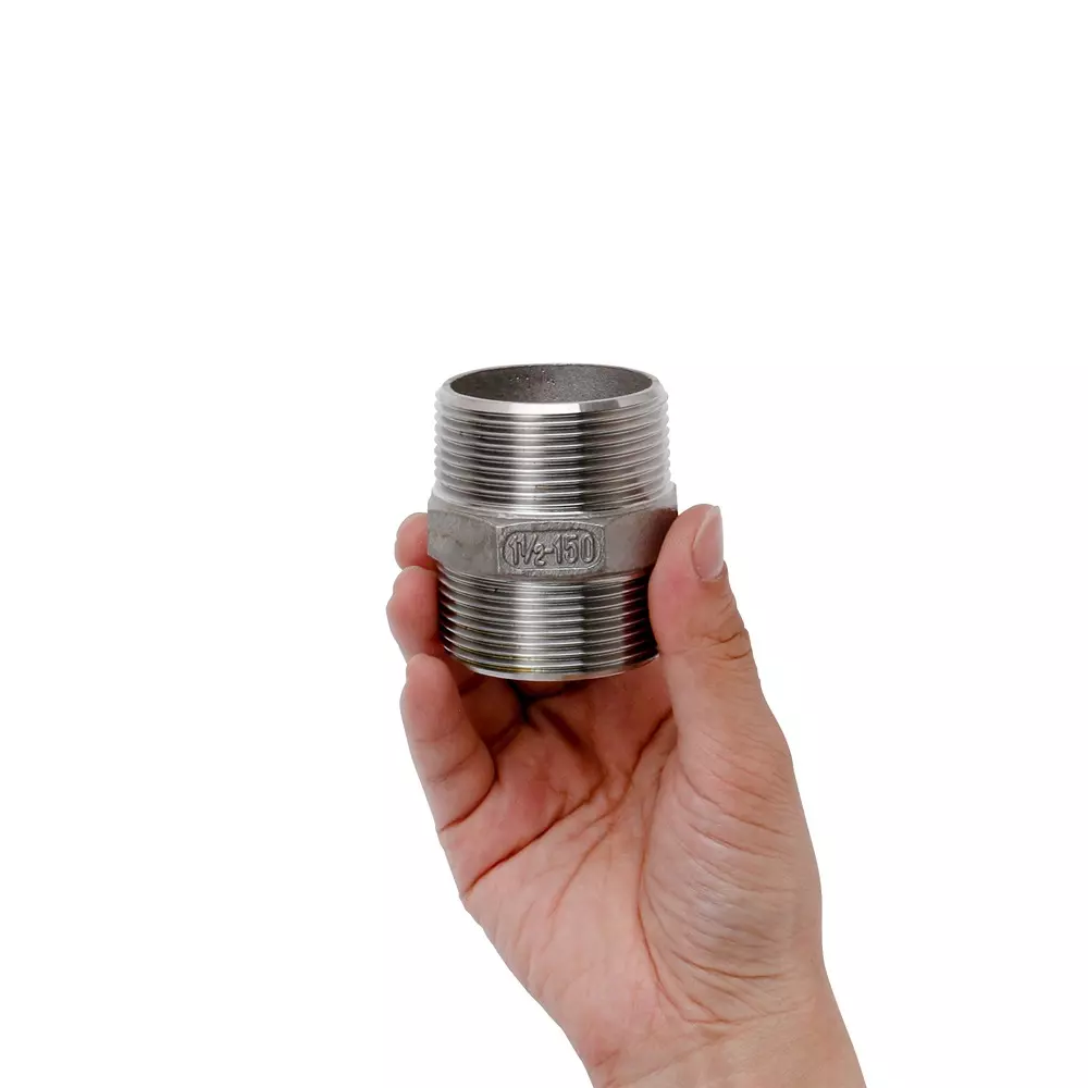 monotaro-threaded-hex-nipple-stainless-steel-1-mpa-pt-screw-40-mm-37603937