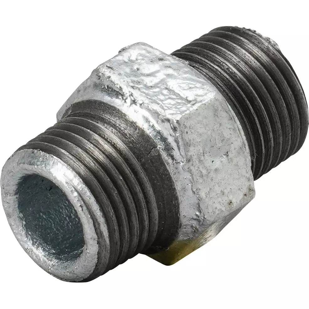 MonotaRO Hex Nipple WHIte 6 mm Nominal Diameter, 21446366