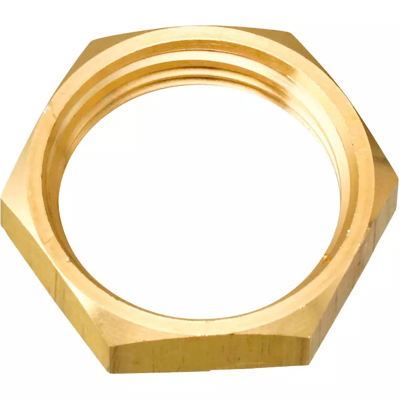 MonotaRO Lock Nut Brass Lock nut PF3/4 Nominal Diameter, 46629949
