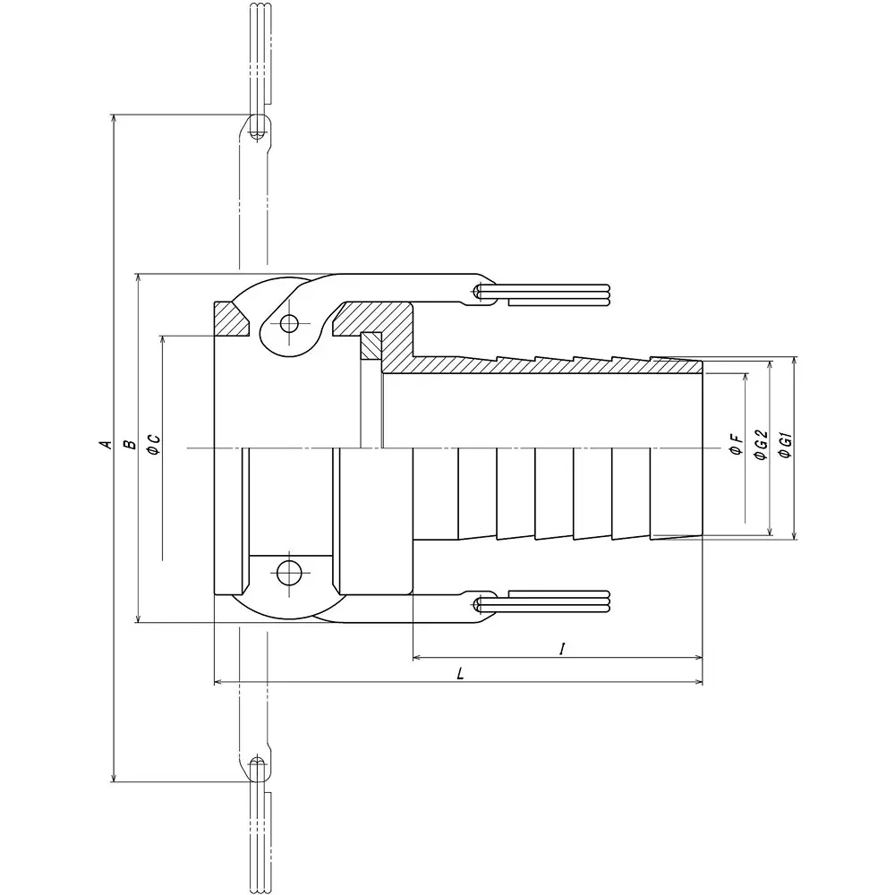monotaro-lever-coupling-hose-shank-coupler-pp-1-12-inch-thread-40-mm-nominal-dia-12286367