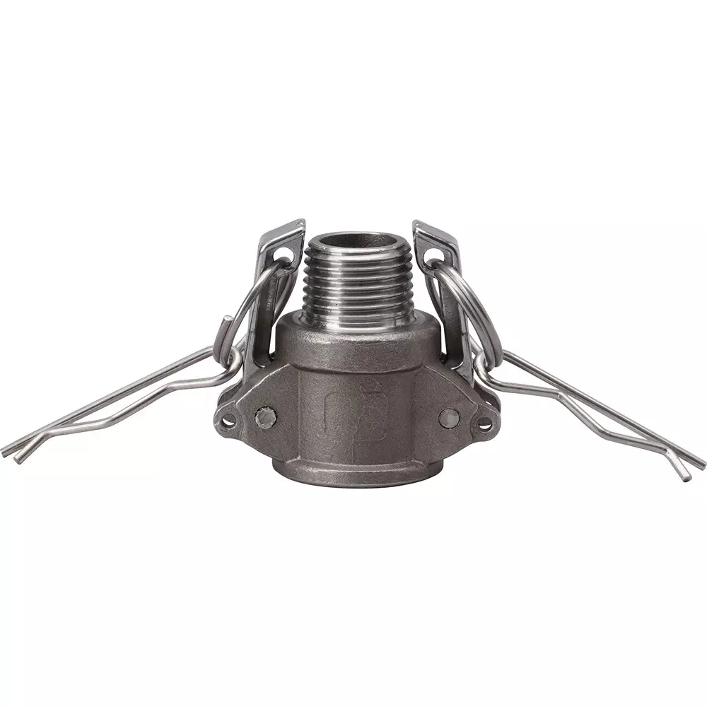 MonotaRO Lever Coupling Coupler Male Thread Stainless Steel 1/2 inch Thread 15 mm Nominal Dia., 12286550