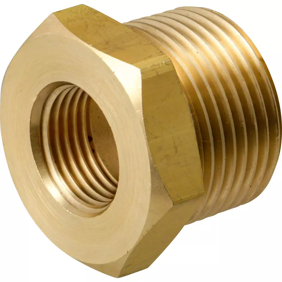 MonotaRO Bushing Made of Brass Bushing PT1xPT1/2 inch Inner Diameter, 38415309