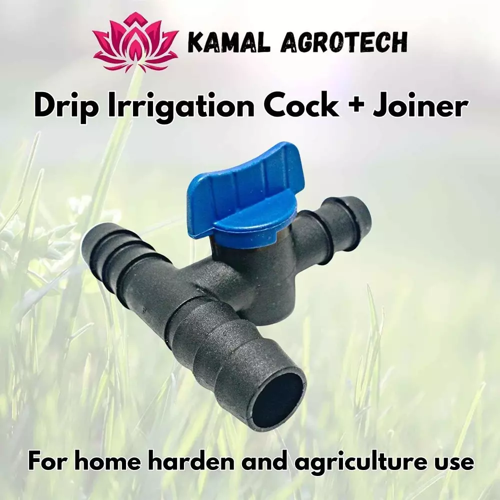 kamal-agrotech-16-mm-pvc-black-blue-drip-tee-connector-with-tap-pack-of-50