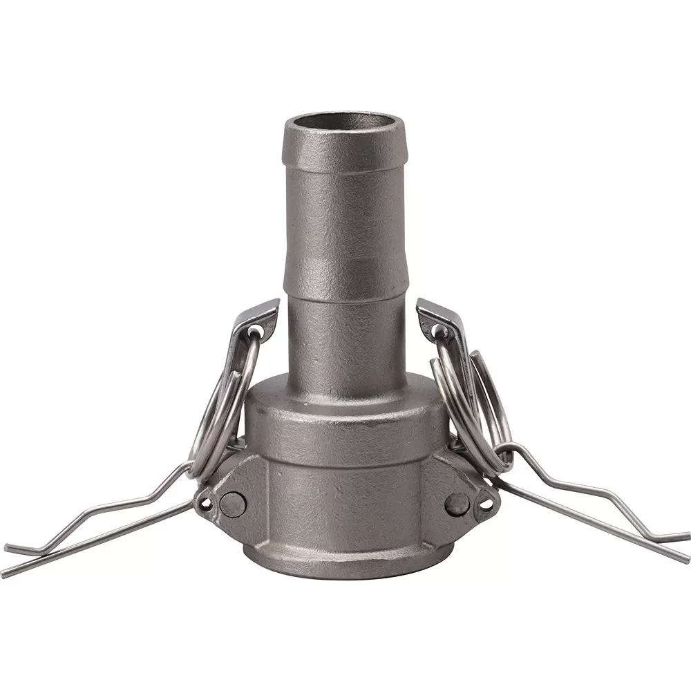 MonotaRO Lever Coupling, Hose Shank, Coupler, Stainless Steel 1 inch Thread 25 mm Nominal Dia., 12286787