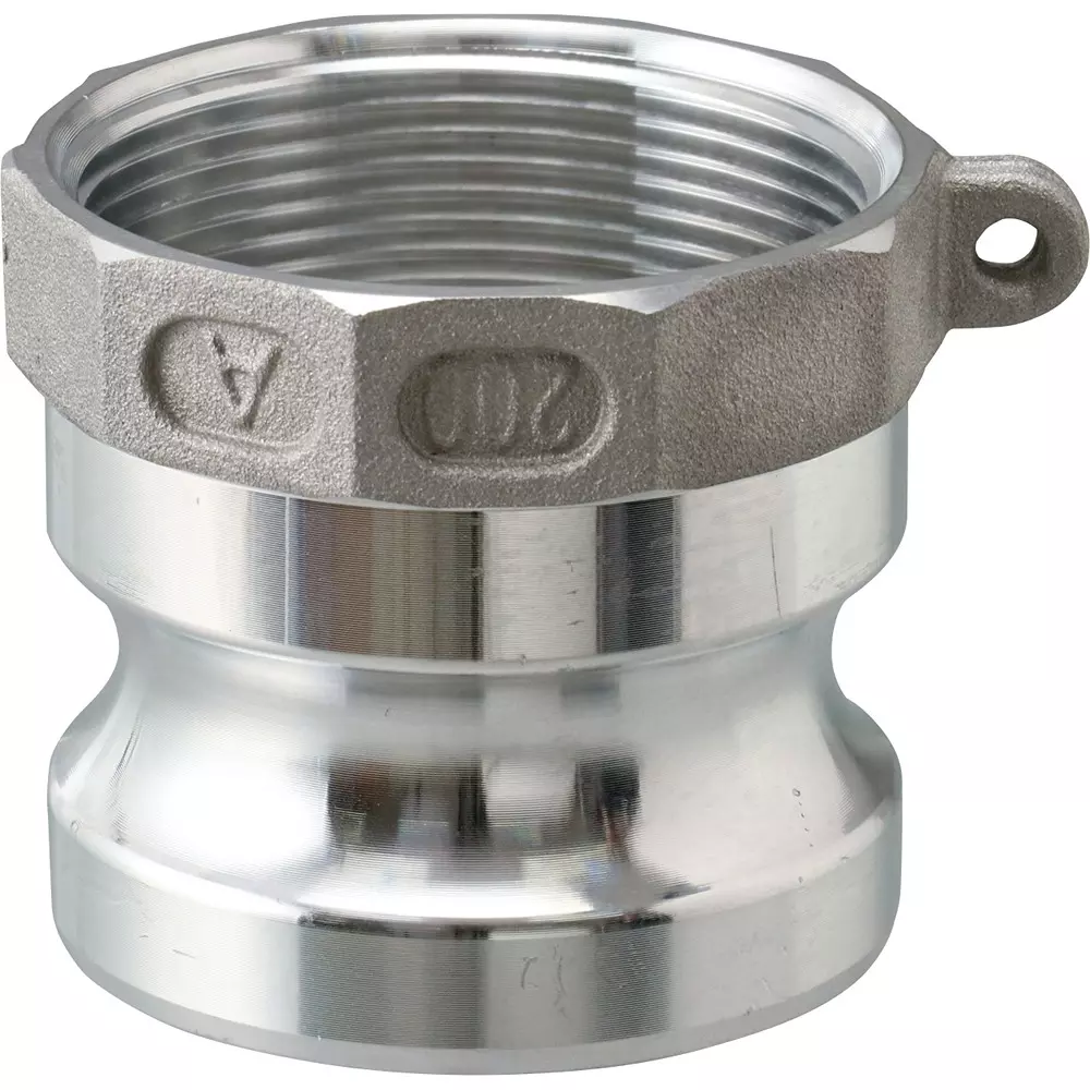 MonotaRO Coupler Lever Type Adapter Female Thread Aluminum 50 mm Nominal Diameter, 50