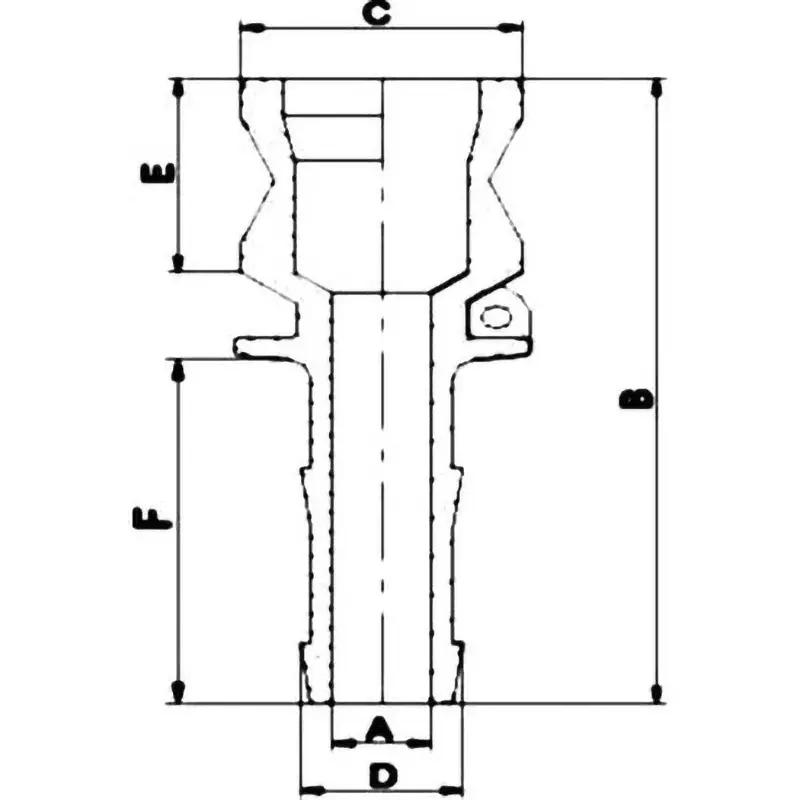 monotaro-coupler-lever-type-adapter-hose-shank-aluminum-32-mm-nominal-diameter-32