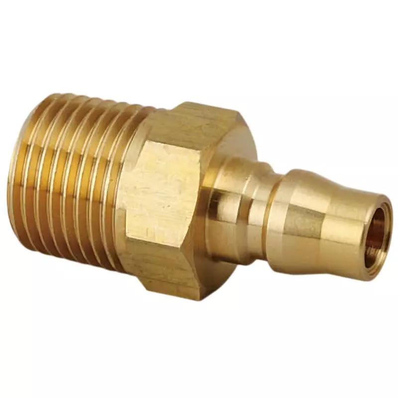 MonotaRO Brass Plug Coupler (for Female Thread Mounting) 1 Mpa Max. Operating Pressure, NL-24PM-BSBM