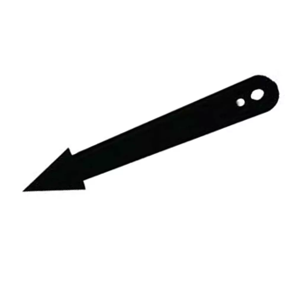 Kamal Agrotech Plastic Black Arrow Stakes 11 cm for Garden Pipe Support (Pack of 100)