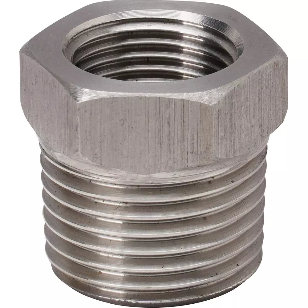 MonotaRO Screw-In Bushing Stainless Steel 1 Mpa 15x10 mm Nominal Dia., 24789740