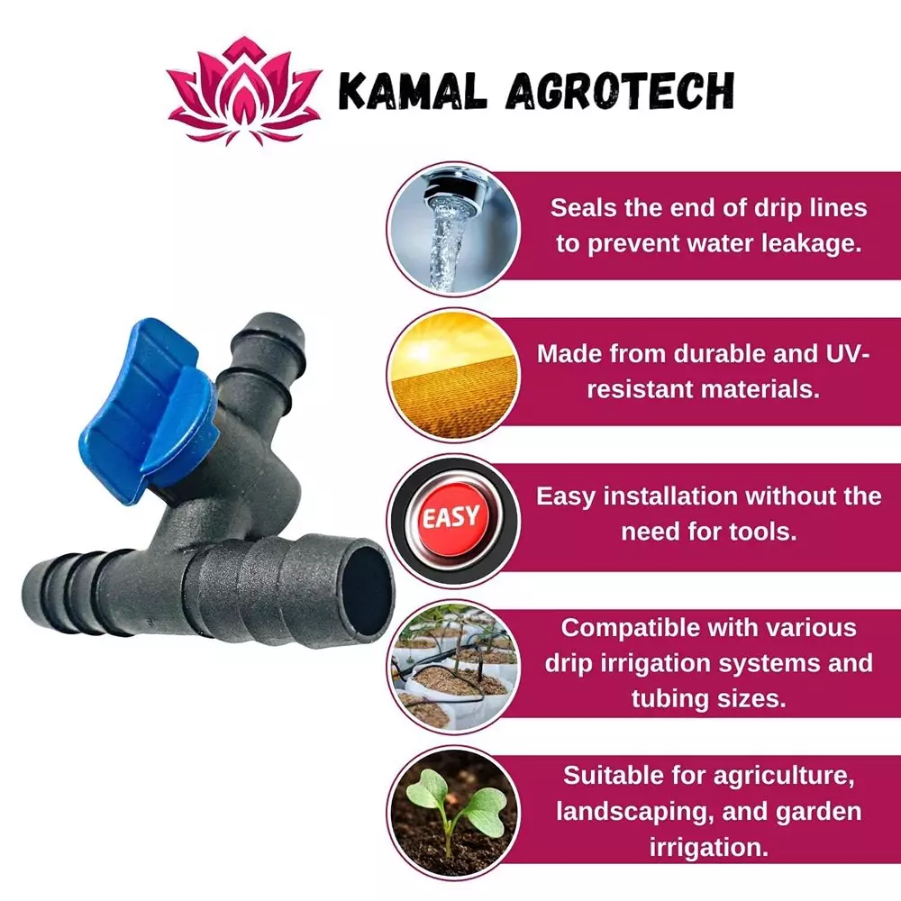 kamal-agrotech-16-mm-pvc-black-blue-drip-tee-connector-with-tap-pack-of-100