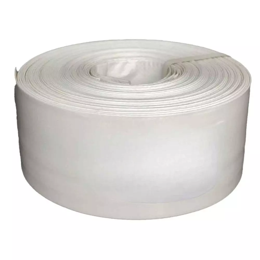 Kamal Agrotech 200ft White LDPE Lapeta Pipe 30x3cm