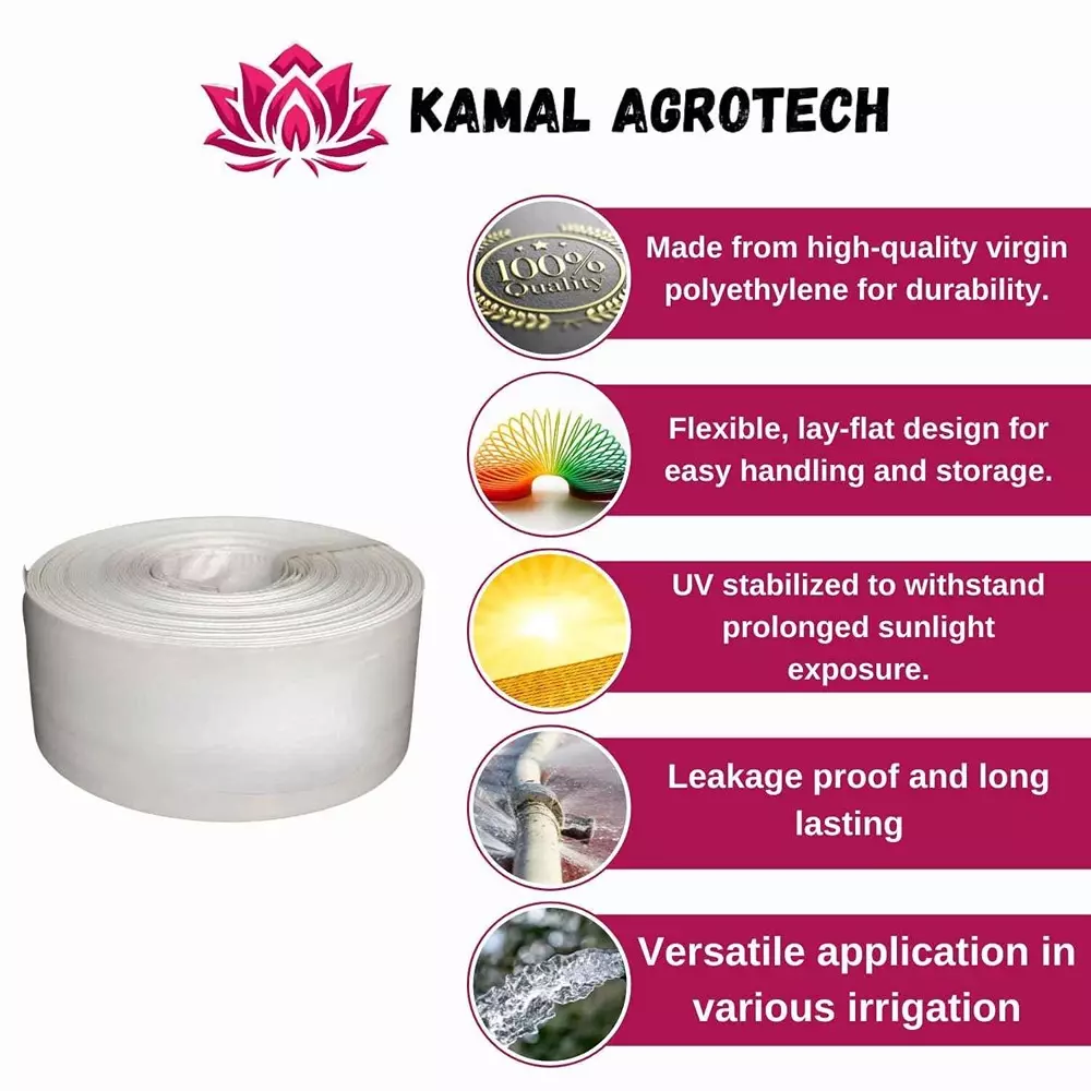 kamal-agrotech-30x3cm-200ft-white-ldpe-lapeta-pipe