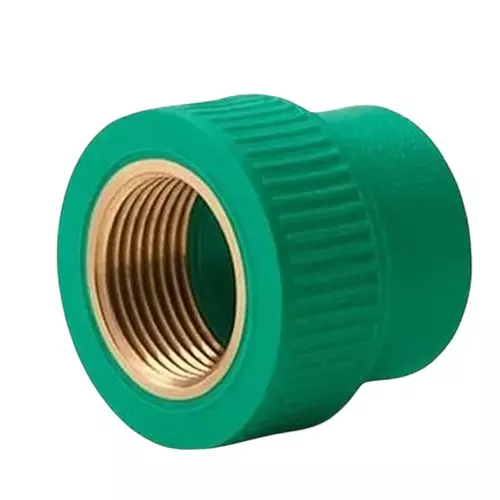 APL Apollo PPR-C Female Threaded Adapter Brass 40 mm x 1¼ inch PN25 Green, PPRMB021740MM1U (Pack of 60 Pcs)