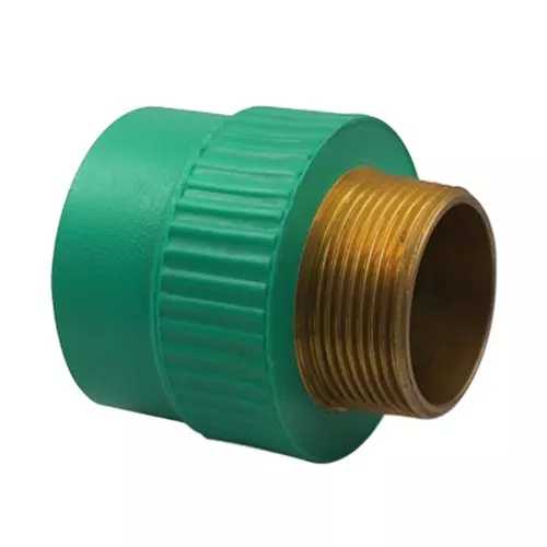 APL Apollo PPR-C Male Threaded Adapter Brass 40 mm x 1¼ inch PN25 Green, PPRMB021240MM1U (Pack of 60 Pcs)
